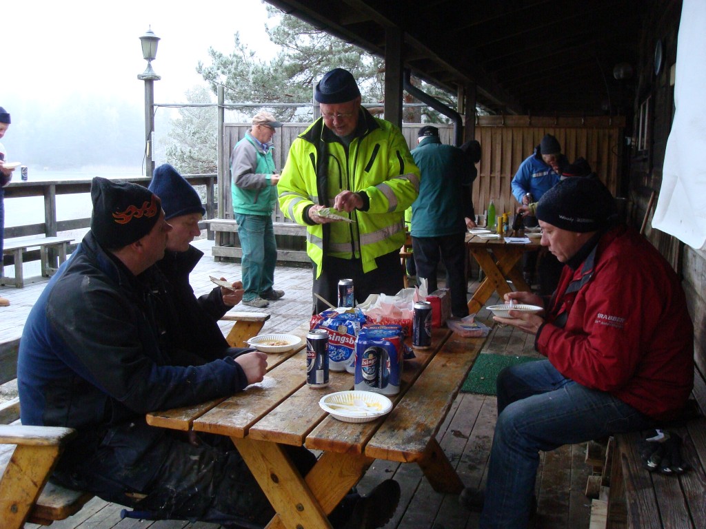 Veddag 2015-01-10. Lunch med Lenas ärtsoppa.